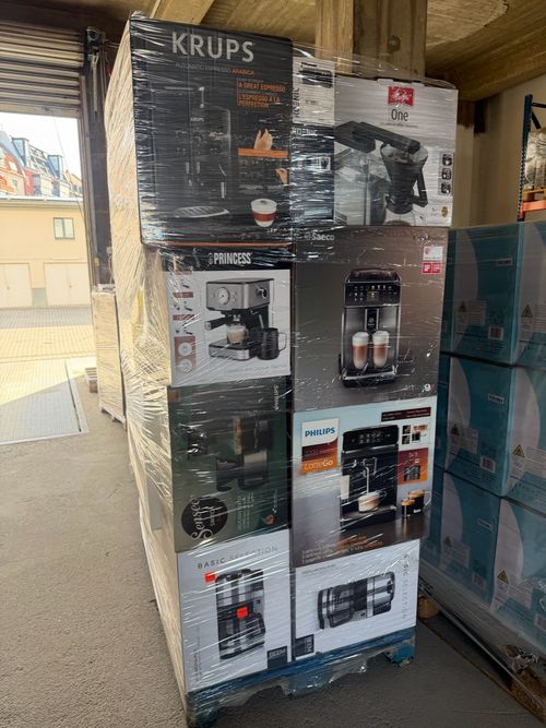 Coffee machines Returning palette| Krups | Melitta | Saeco | Philips | Siemens | Princess | DE Warehouse