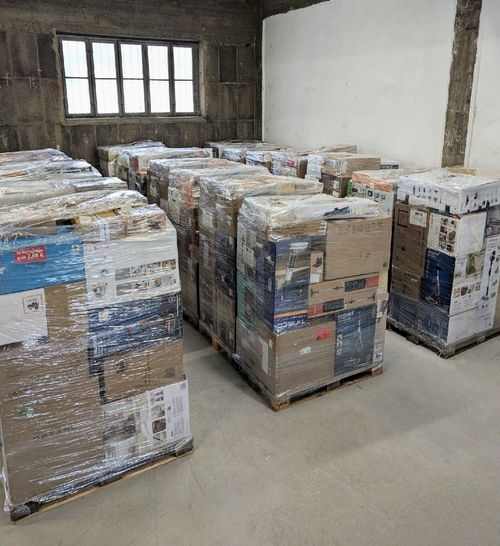 Electrical appliances 32 pallets / total items (ABC goods)