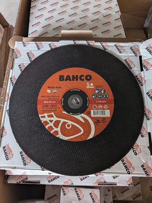 BAHCO high-performance cutting discs for stainless steel and metal 3911-400-X2TM