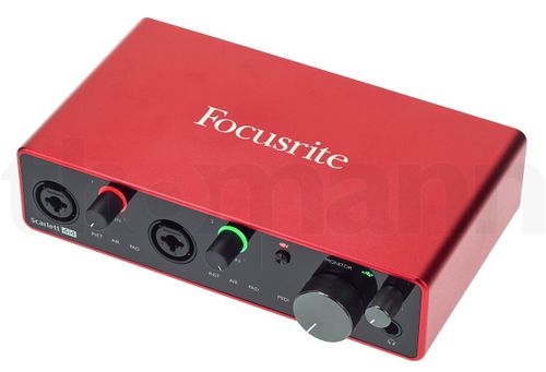Focusrite Scarlett 4i4 3rd Gen – USB audio interface with 4 inputs & 4 outputs, 24-bit192 kHz