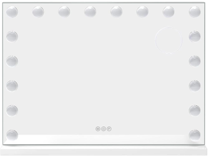 Hollywood mirror with lighting 52 x 70 cm