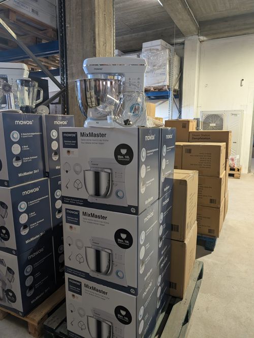 MAWAA MixMaster Kitchen Machine MK2 - 2410 - BK | New | 10 L | EU-certified | Warehouse DE