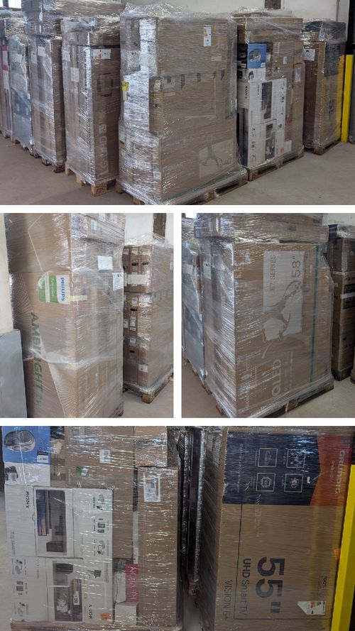 Multimedia Truck - TVs, Soundbars, Radios and more / 786 pcs - B-Ware / Samsung, LG, Philips, Hisense, Sony, Apple, Grundig