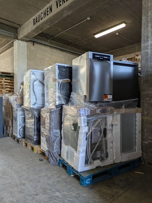 O5-200826 White goods Total items | Refrigerators | Washing machine | Oven | 124 pieces | DE Warehouse