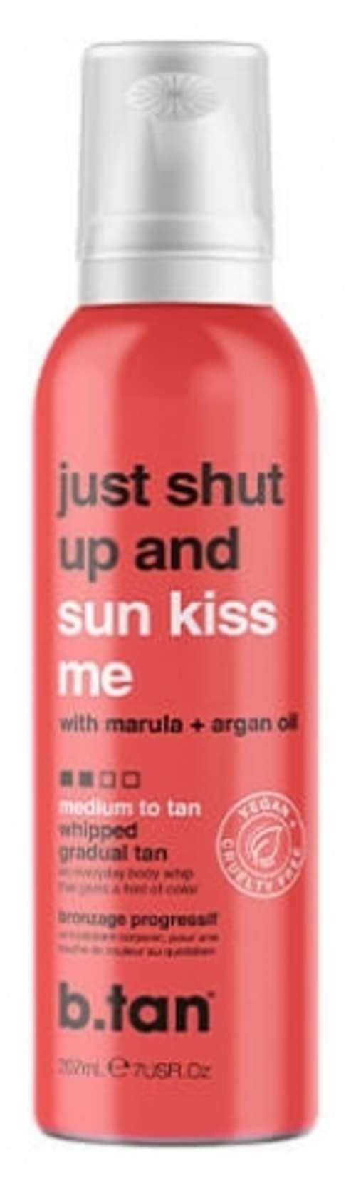 b.tan Just Shut Up & Sun Kiss Me – Progressiver Selbstbräunungsschaum & Feuchtigkeitspflege