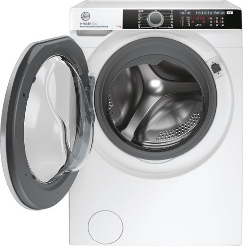 11 kg washing machine Hoover HWE 411AMBS | 1-S | energy efficiency class A | filling quantity 11 kg | Eco-Power Inverter Motor | Power Care System | ActiveSteam | Wi-Fi + Bluetooth | DE Bearing