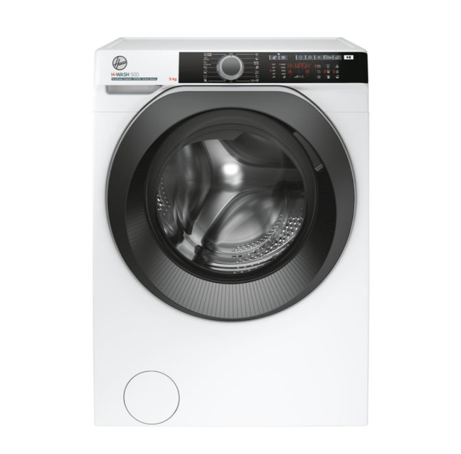 9 kg washing machine Hoover HWE 49AMBS/1-S | 9 kg | 1400 rpm | Wi-Fi | Inverter Motor | Steam function | Energy class A | DE Bearing