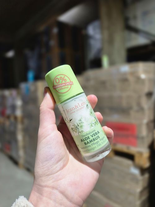 Jean & Len Deo Roll-On Aloe Vera & Bamboo | 50 ml | Vegan | Lager DE