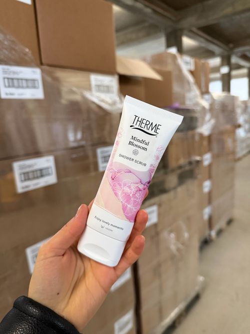 Therme Mindful Blossom Shower Scrub | 50.000 pieces | New | Vegan | Camp DE