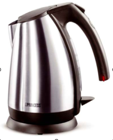 Princess Classic Water Kettle Bologna 232347 | Kettle | 1,7 L | Stainless steel | DE Warehouse