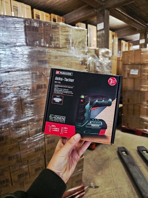 Parkside Battery Nagler Tacker Nail Gun Tacker Quick Charge 4V Li-Ion