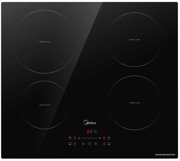 Midea induction hob – model MC-IF7454AJ1-A, 60 cm, 4 zones