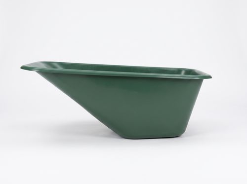 Highly loadable replacement trough 160 L for push carts | Robust plastic tub for garden, construction & agriculture | DE Warehouse