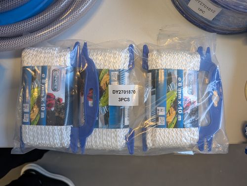 Connex DY2701870 Towing rope (8mm x 10m, 3 pack)