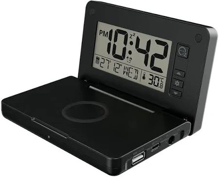SILVERCREST table clock with Qi charging station | New | Tradeware | Warehouse
