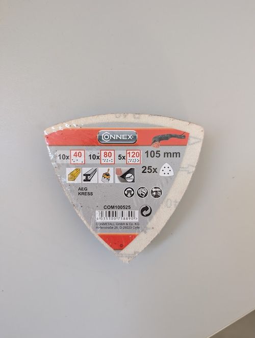 Connex COM100525 Grinding Sheet Set (105mm, 25 pieces)