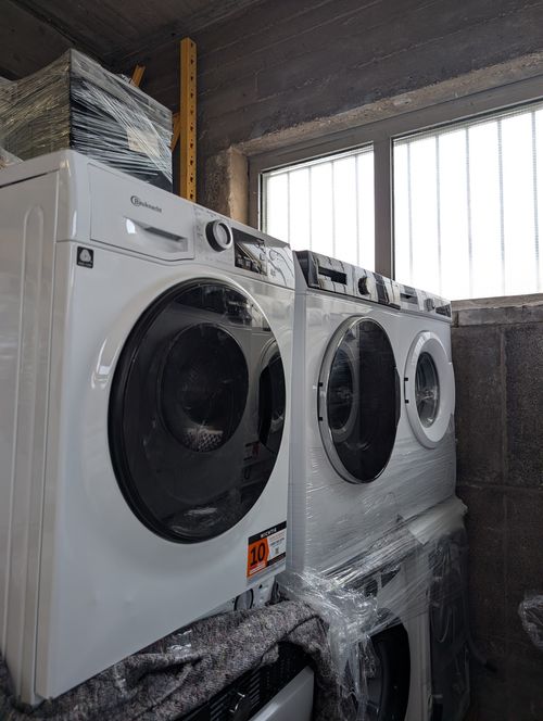 V12 White goods Total item | Dunstab extractor hood | Washing machine | Oven set | 130 pieces | DE Warehouse