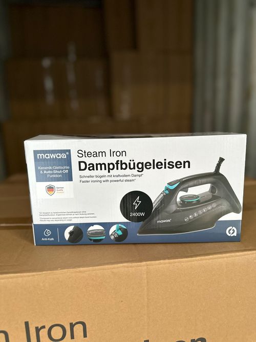 MAWAA Steam Iron - Steam Iron - MS2 - 2420 - BW | New | EU certified | Warehouse
