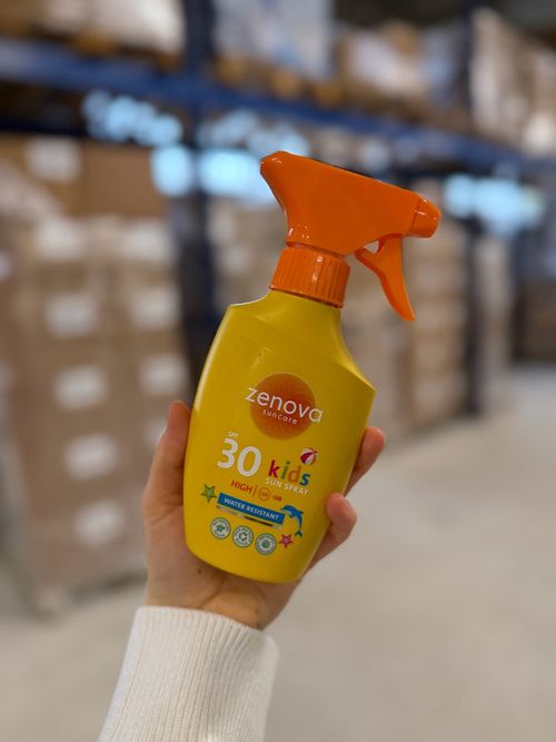 Zenova Kids Sunscreen Spray LSF 30 | 200 ml | New | Palletware | Warehouse