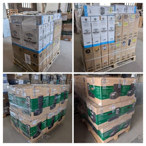 iRobot Posten 160+ Products – mixed pallet items with suction and wiping robots