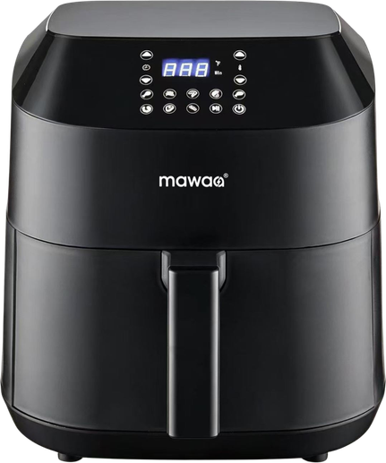 mawaa Air Fryer MAF-12608-BK | 1700 W | 8 L Fassungsvermögen | Heißluftfritteuse | Schwarz