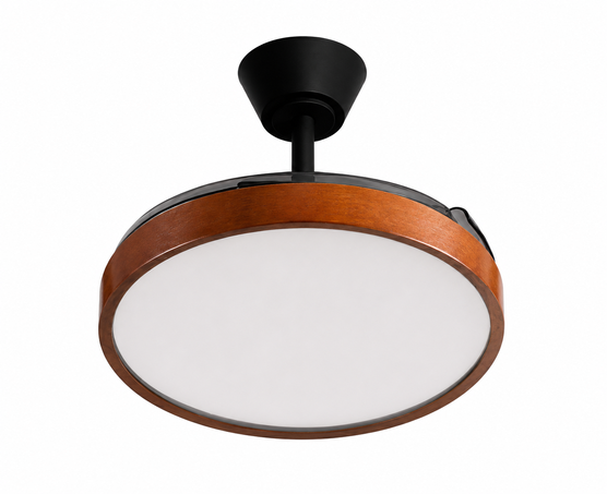 CREATE WIND CLEAR STUDIO | Black Wood | 40W | LED | retractable wing | remote control | DE warehouse