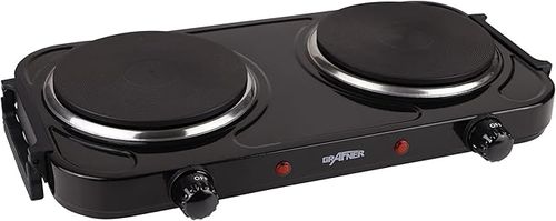 Silvercrest Double hotplate | 2000 W | Foldable handles | Black | Home appliances | EU merchandise