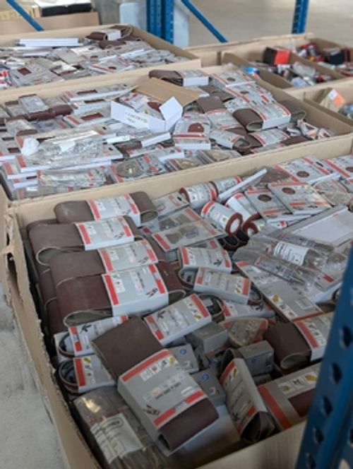 Grinding paper MIX pallet