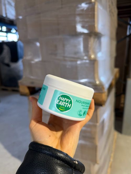 Happy Earth Nourishing Cream | 200 ml | Vegan & NATRUE | Lager DE