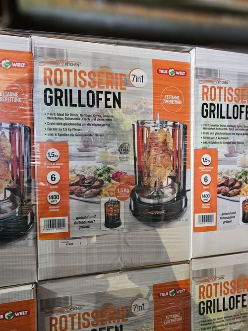 SmartKitchen Rotisserie Grillofen 7in1 1400W