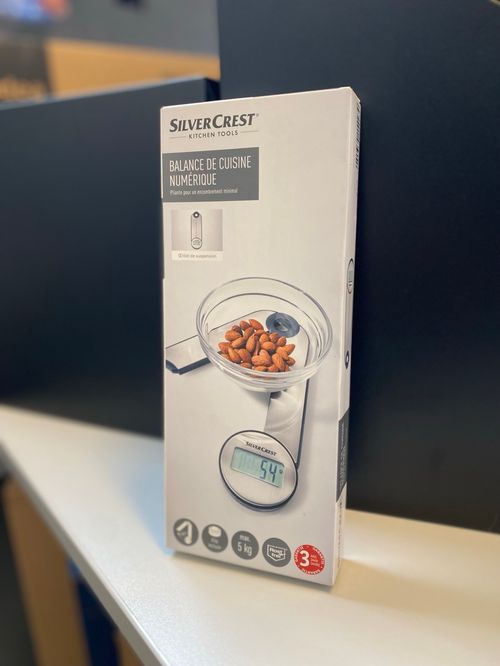 SILVERCREST Digital kitchen scale – Space-saving & Precise | New | Warehouse
